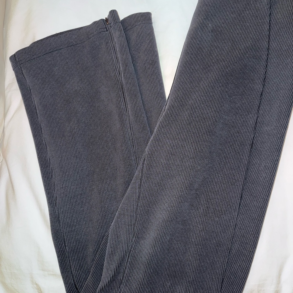 lululemon ribbed softstreme flare pants